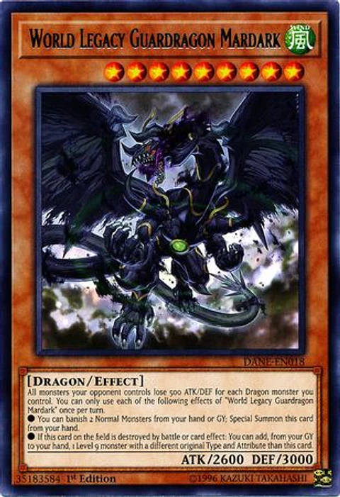 World Legacy Guardragon Mardark - DANE-EN018 - Rare