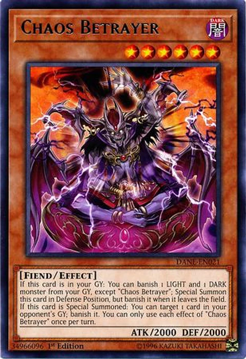 Chaos Betrayer - DANE-EN021 - Rare 