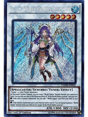 Ib the World Chalice Justiciar - DANE-EN035 - Secret Rare 