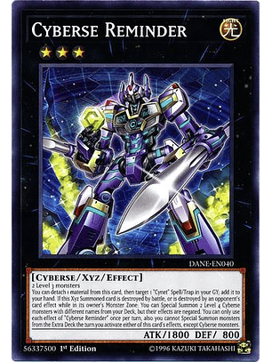 Cyberse Reminder - DANE-EN040 - Common