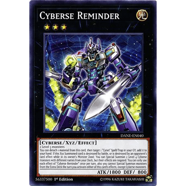 Cyberse Reminder - DANE-EN040 - Common