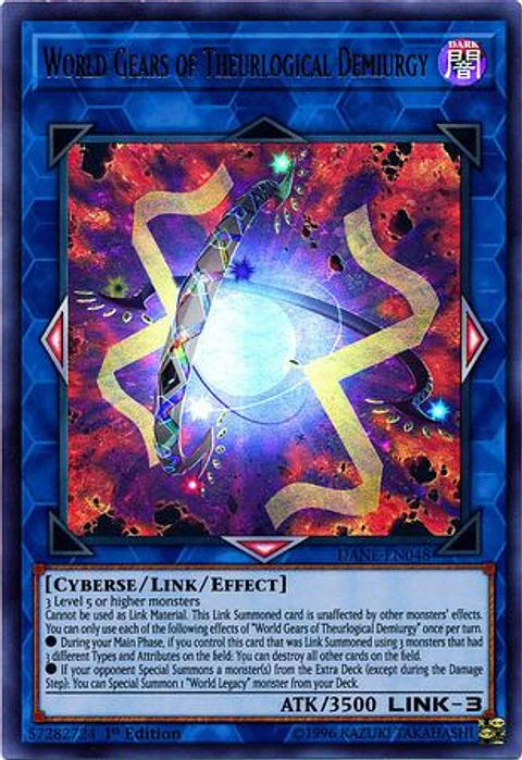 World Gears of Theurlogical Demiurgy - DANE-EN048 - Ultra Rare 