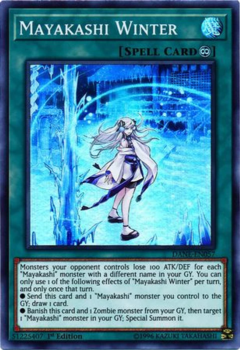 Mayakashi Winter - DANE-EN057 - Super Rare