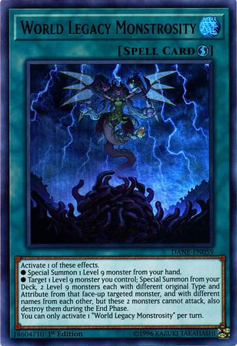 World Legacy Monstrosity - DANE-EN059 - Ultra Rare 