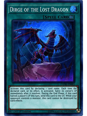 Dirge of the Lost Dragon - DANE-EN063 - Super Rare