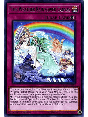 The Weather Rainbowed Canvas - DANE-EN073 - Rare