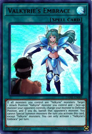 Valkyrie's Embrace - DANE-EN089 - Ultra Rare 1