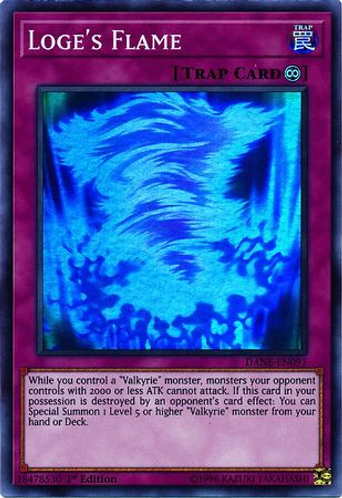 Loge's Flame - DANE-EN091 - Super Rare