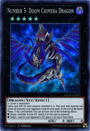 Number 5: Doom Chimera Dragon - DANE-EN092 - Super Rare 1