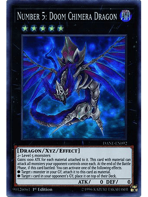 Number 5: Doom Chimera Dragon - DANE-EN092 - Super Rare