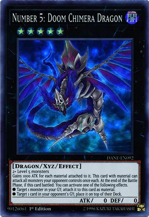 Number 5: Doom Chimera Dragon - DANE-EN092 - Super Rare