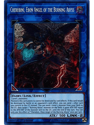 Cherubini, Ebon Angel of the Burning Abyss - DANE-EN095 - Secret Rare