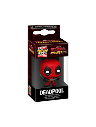 Funko Pop Keychain: Deadpool y Wolverine - Deadpool Con Espadas Llavero