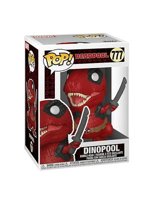 Funko Pop Marvel: Deadpool 30 Aniversario - Dinopool (daño en caja)