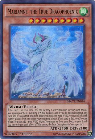 Mariamne, the True Dracophoenix - MACR-EN026 - Ultra Rare  1