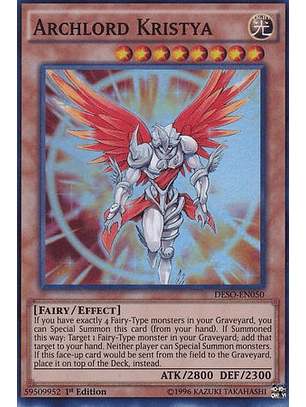 Archlord Kristya - DESO-EN050 - Super Rare 