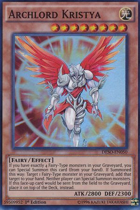 Archlord Kristya - DESO-EN050 - Super Rare 