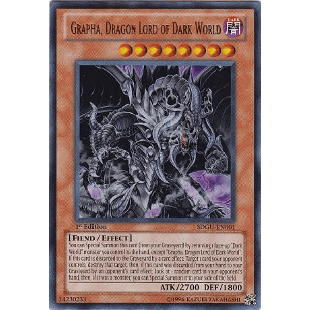 Grapha, Dragon Lord of Dark World - SDGU-EN001 - Ultra Rare (español)