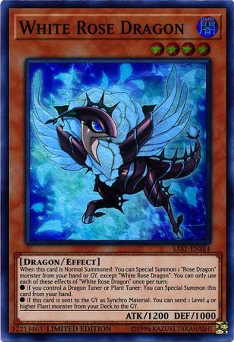 White Rose Dragon - SAST-ENSE4 - Super Rare Limited Edition