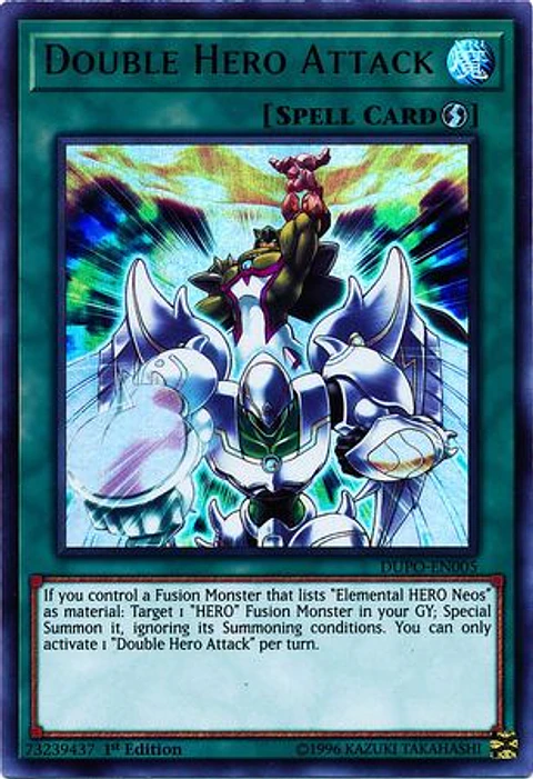 Double Hero Attack - DUPO-EN005 - Ultra Rare 