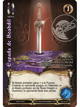 Espada de Boabdill- AM - V
