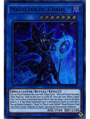 Magician of Chaos - DUPO-EN001 - Ultra Rare 