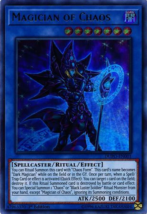Magician of Chaos - DUPO-EN001 - Ultra Rare 