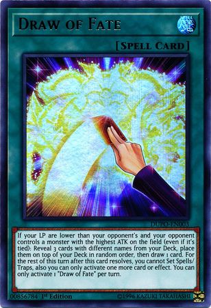Draw of Fate - DUPO-EN003 - Ultra Rare   1
