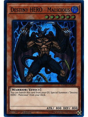 Destiny HERO - Malicious - LEHD-ENA04 - Ultra Rare 