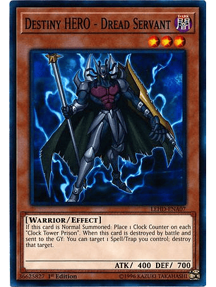 Destiny HERO - Dread Servant - LEHD-ENA07 - Common 