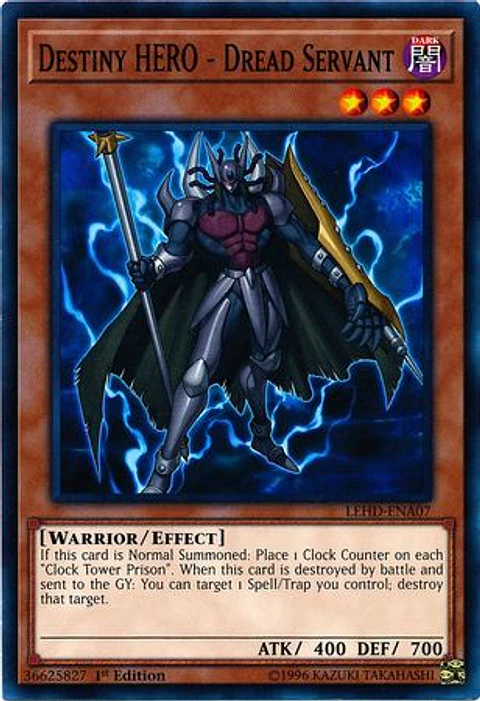 Destiny HERO - Dread Servant - LEHD-ENA07 - Common 
