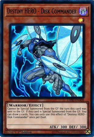 Destiny HERO - Disk Commander - LEHD-ENA08 - Ultra Rare (jugado) 1