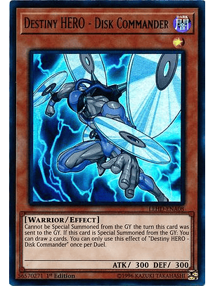 Destiny HERO - Disk Commander - LEHD-ENA08 - Ultra Rare (jugado)