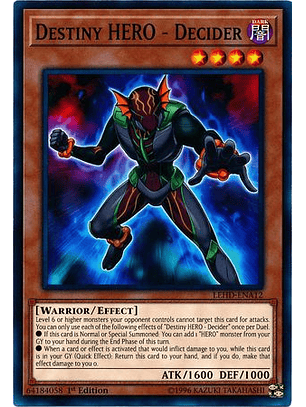Destiny HERO - Decider - LEHD-ENA12 - Common 