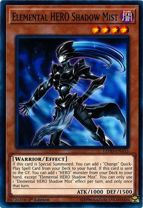 Elemental HERO Shadow Mist - LEHD-ENA15 - Common 