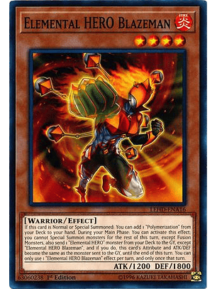 Elemental HERO Blazeman - LEHD-ENA16 - Common 