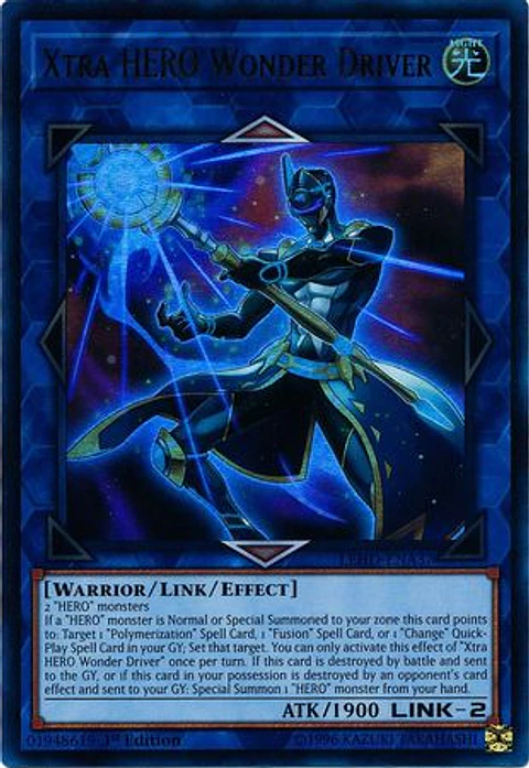 Xtra HERO Wonder Driver - LEHD-ENA37 - Ultra Rare