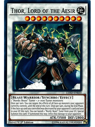 Thor, Lord of the Aesir - LEHD-ENB30 - Common