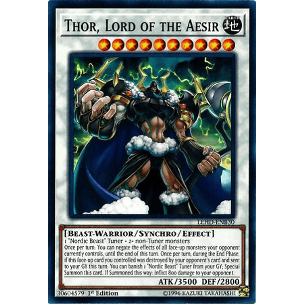 Thor, Lord of the Aesir - LEHD-ENB30 - Common