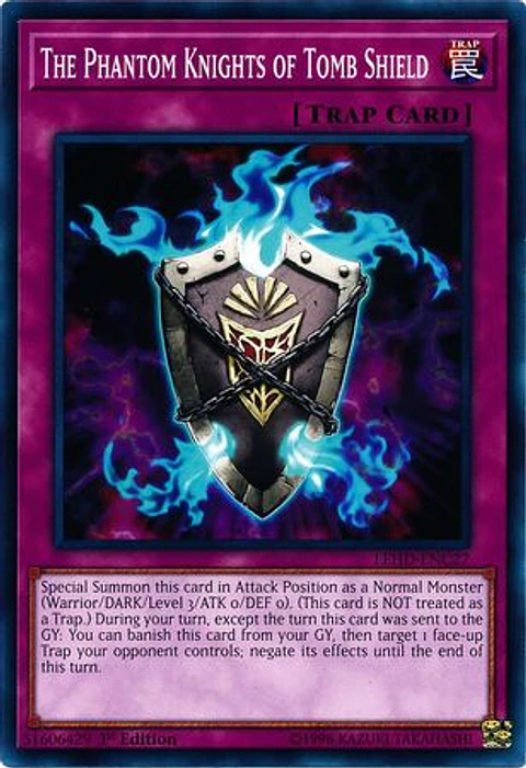 The Phantom Knights of Tomb Shield - LEHD-ENC27 - Common