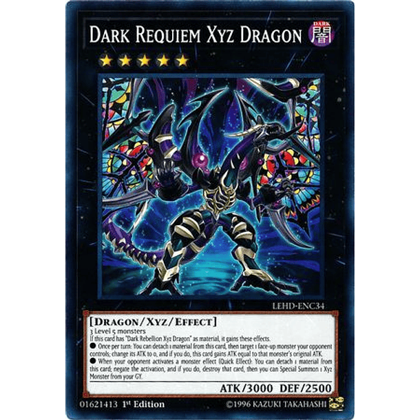 Dark Requiem Xyz Dragon - LEHD-ENC34 - Common