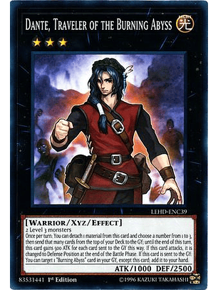 Dante, Traveler of the Burning Abyss - LEHD-ENC39 - Common