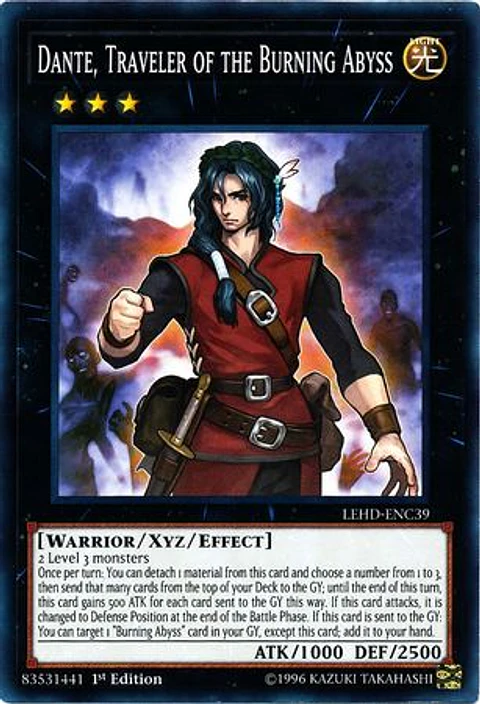 Dante, Traveler of the Burning Abyss - LEHD-ENC39 - Common