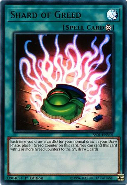 Shard of Greed - SS01-ENV01 - Ultra Rare