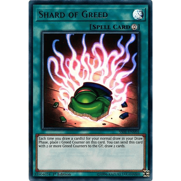 Shard of Greed - SS01-ENV01 - Ultra Rare