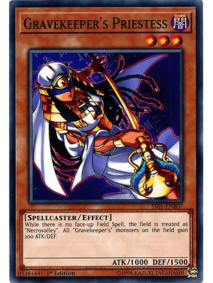 Gravekeeper's Priestess - SS01-ENB07 - Common