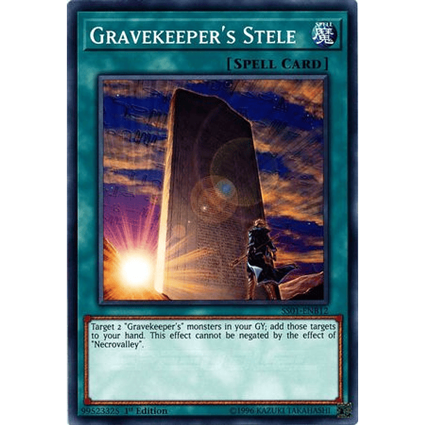 Gravekeeper's Stele - SS01-ENB12 - Common