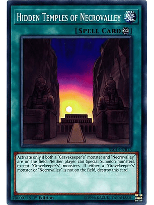 Hidden Temples of Necrovalley - SS01-ENB13 - Common