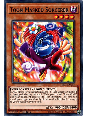 Toon Masked Sorcerer - SS01-ENC05 - Common 
