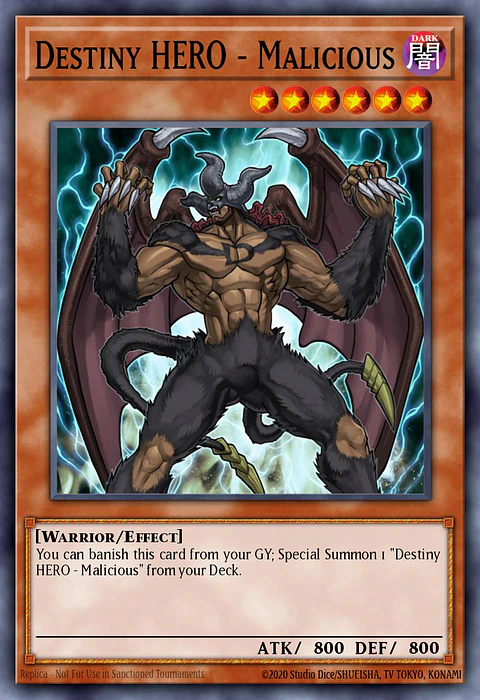 Destiny HERO - Malicious - RA03-EN001 
